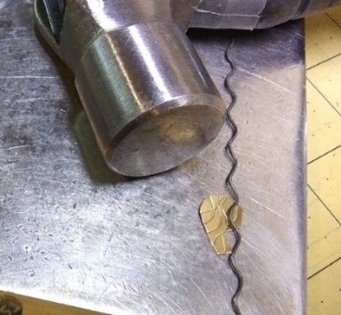 Judy Larson's No Rolling Mill- No Problem - , Metalwork, Stamping, Stamps, Design, already shaped brass embellishment
